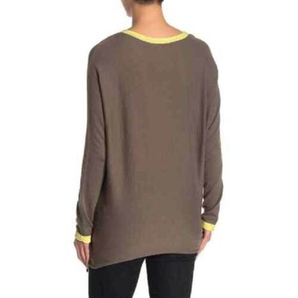 Cloth By Design Oversized Knit Sweater In Drab Solid Green Women's Size S NWT - Picture 2 of 11